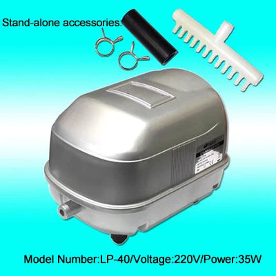 RESUN Large-volume high-power fish tank aquarium fish pond silent air pump LP-20 LP40 LP60 LP100 oxygenation pump