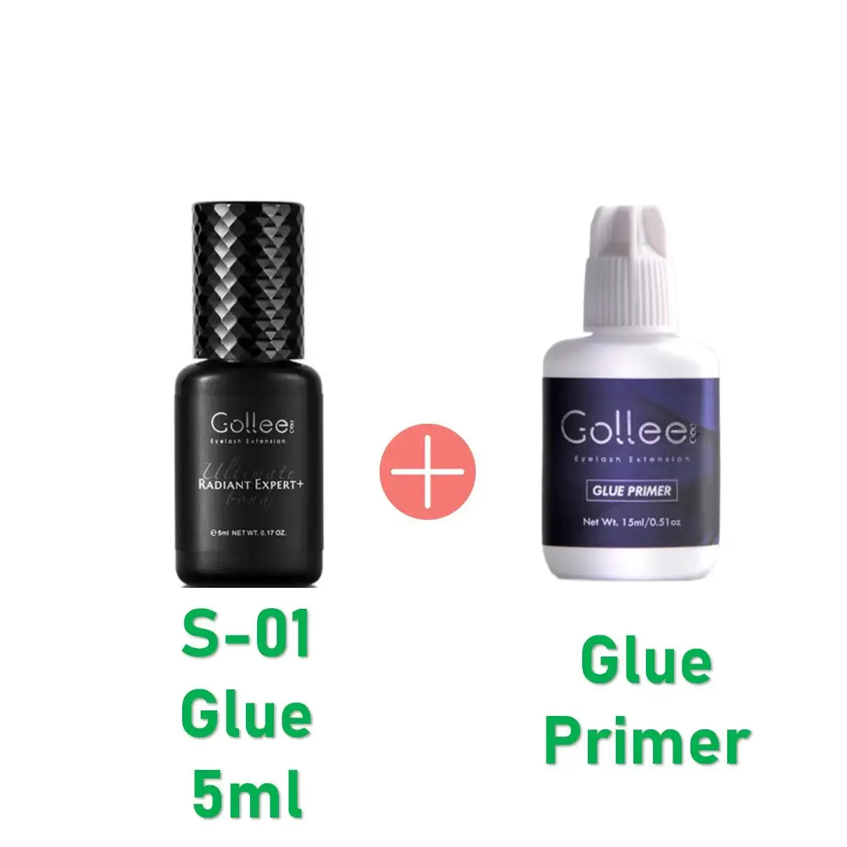 Gollee 0.5s Eyelash Extension Glue Fast Drying Professional Eyelash Adhesive Waterproof Lashes Supplies For Salon Eyelash Glue