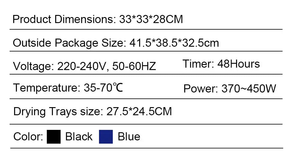 BioloMix 6 Trays Food Dehydrator with LED Touch Control,Digital Temperature and Time,Dryer for Fruit Vegetable Meat Beef Jerky
