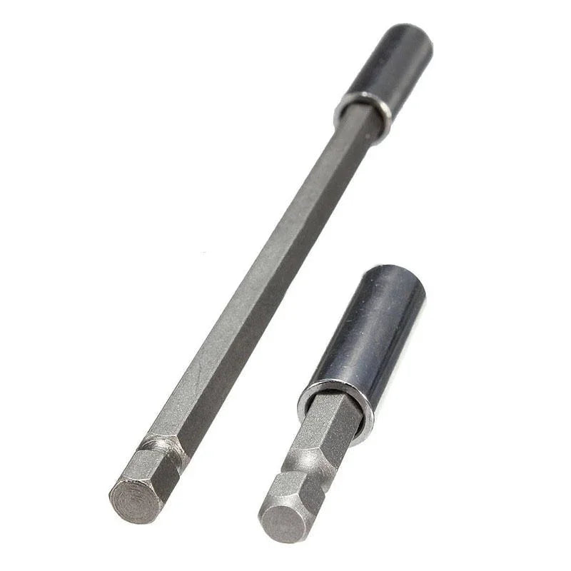 1/4'' Hex Shank Magnetic Screwdriver Extension Drill Bit Holder 60/75/100/150mm