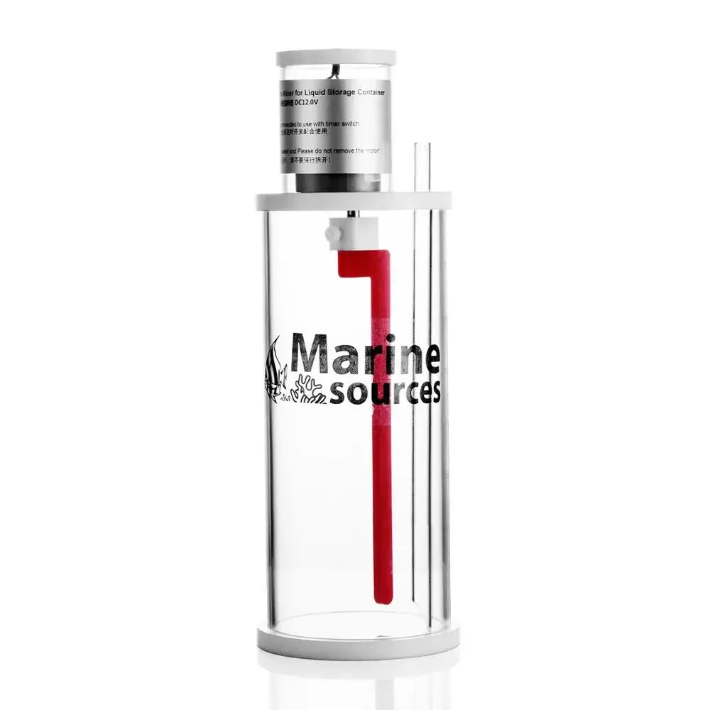 Marine Sources Acrylic Seawater Coral Nutrient Liquid Container Mixer Used Together with Dosing Pump