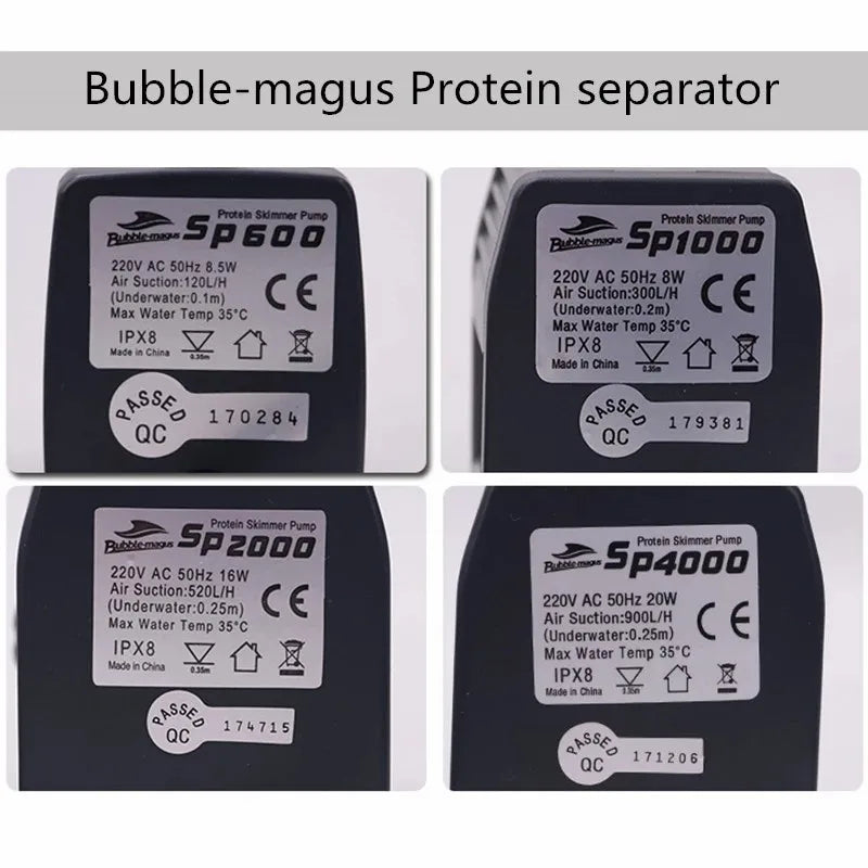 Bubble Magus Skimmer DC Needle Brush Pump SP600 SP1000 Protein Pump With DSP-1000 DSP-2000 DSP-4000