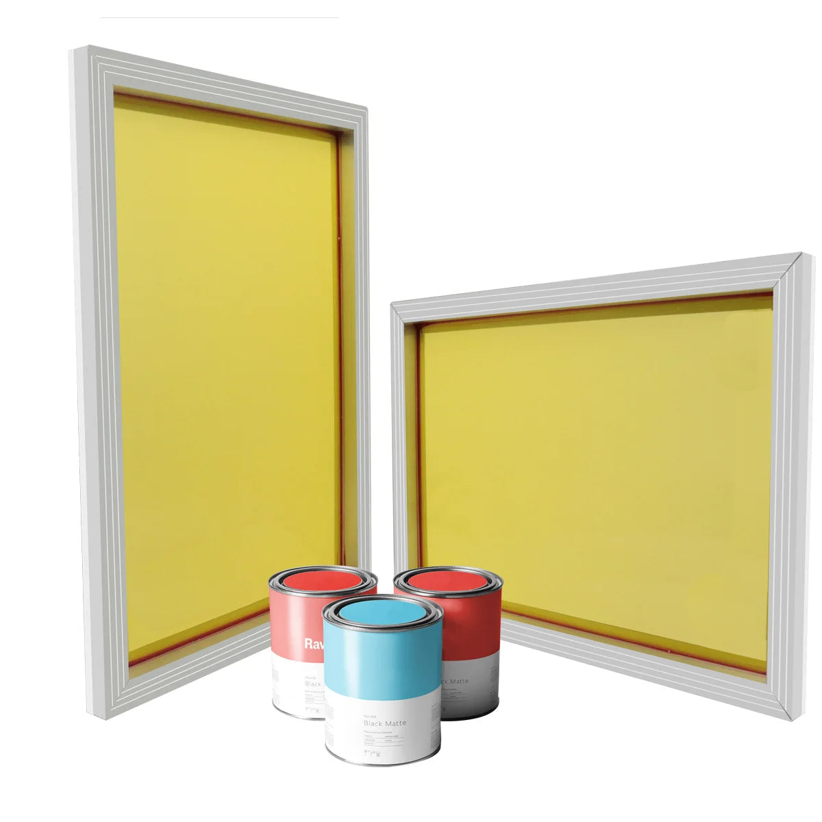 1/2/5pc Stable Silk Screen Printing Aluminum Frame 43 X 31cm 17 X 12 Inch with 120T 300 Yellow Mesh for Making Stencil