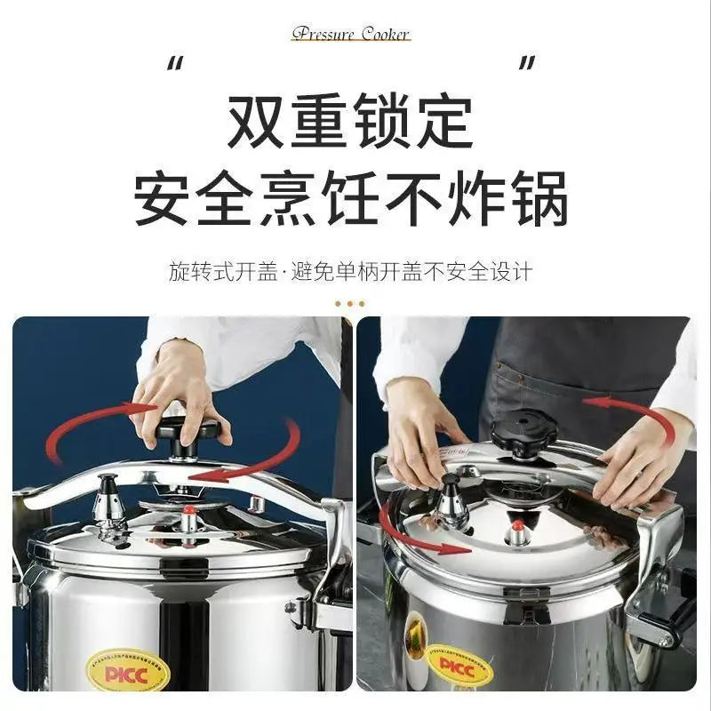 9 Quart olla de presion & ollas de presión para cocinar,Suitable for All Hob Types,instant fast stainless steel pressure cooker