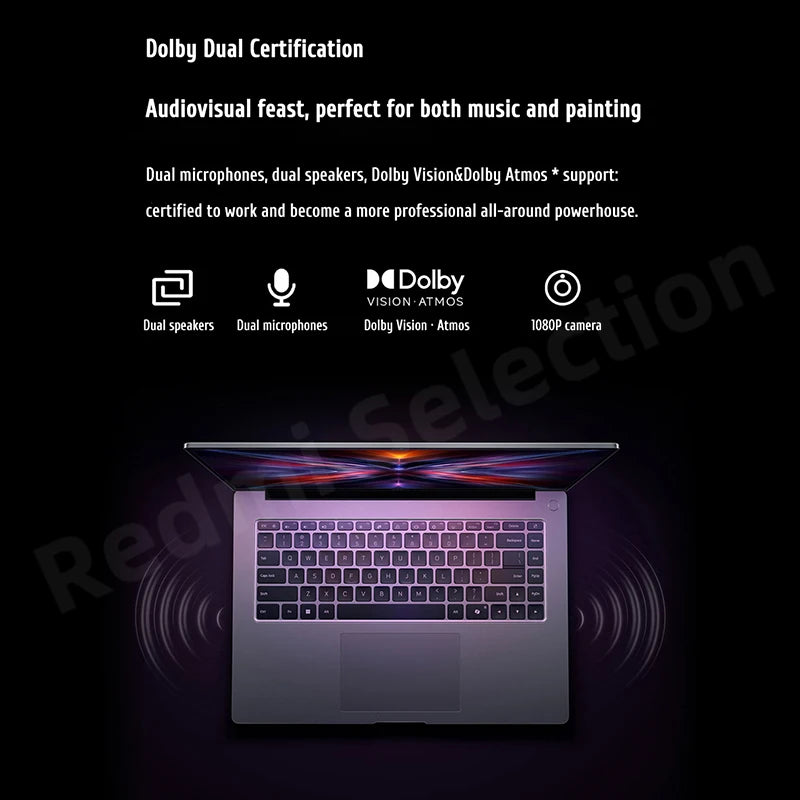 Xiaomi REDMI Book 16 Laptop 2025 Intel Core 5 Processor 220H Intel Graphics 16G/32G RAM 1TB SSD 16-inch 2.5K Screen Notebook PC