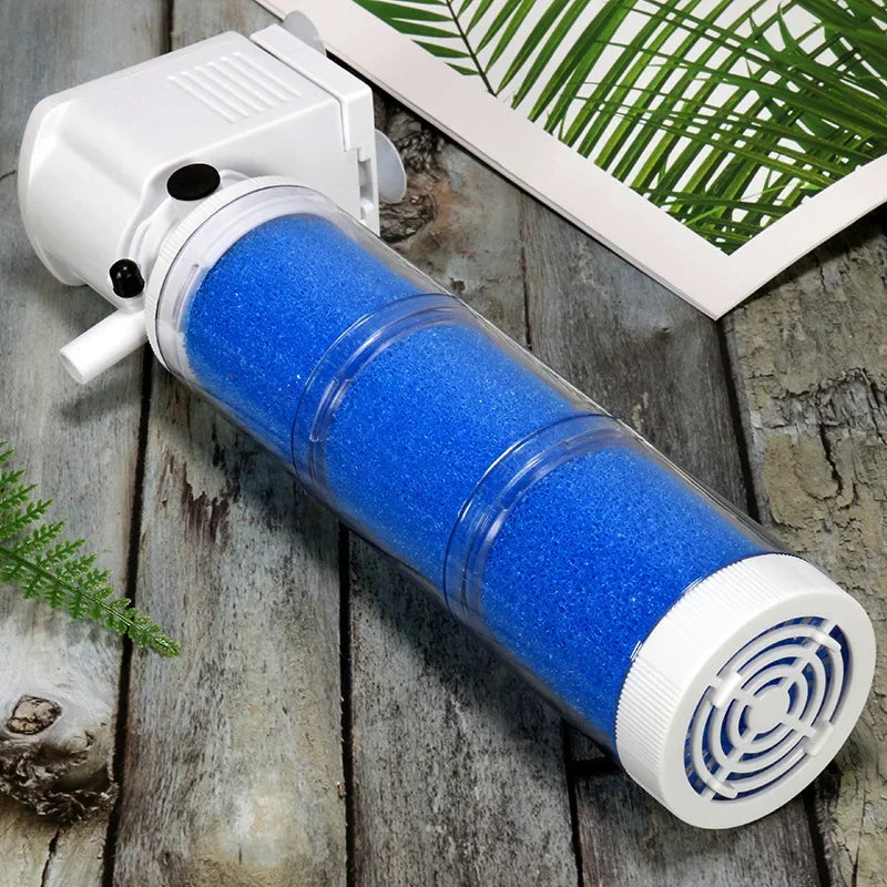 220V Ultra Quiet Aquarium Internal Filter Water Purification Multi-functional Fish Tank Water Pump Wave Make Stool Sucker