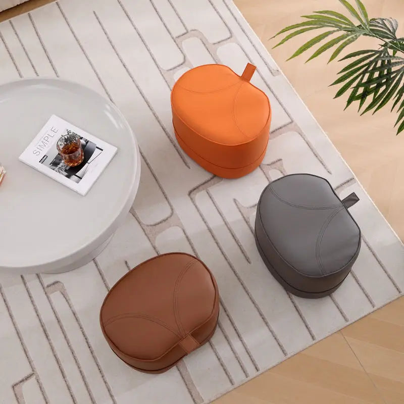 New Small Stool Luxury Adult Low Stool Household Coffee Table Stool Bench Living Room Light Technology Cloth Shoe Changing stool