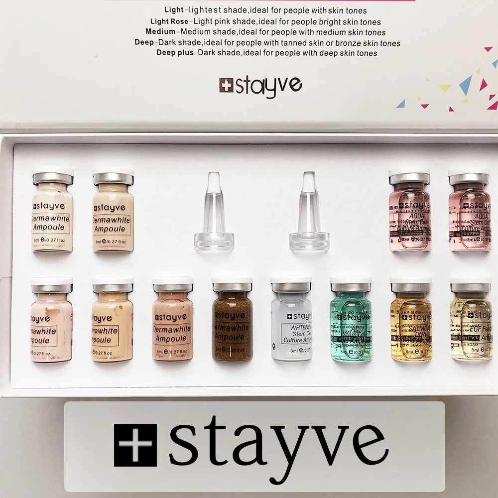 Korea Original Stayve 8ml BB Cream Glow Beginner Starter Kit Niacinamide Sunscreen Foundation Cream Face Skin Care