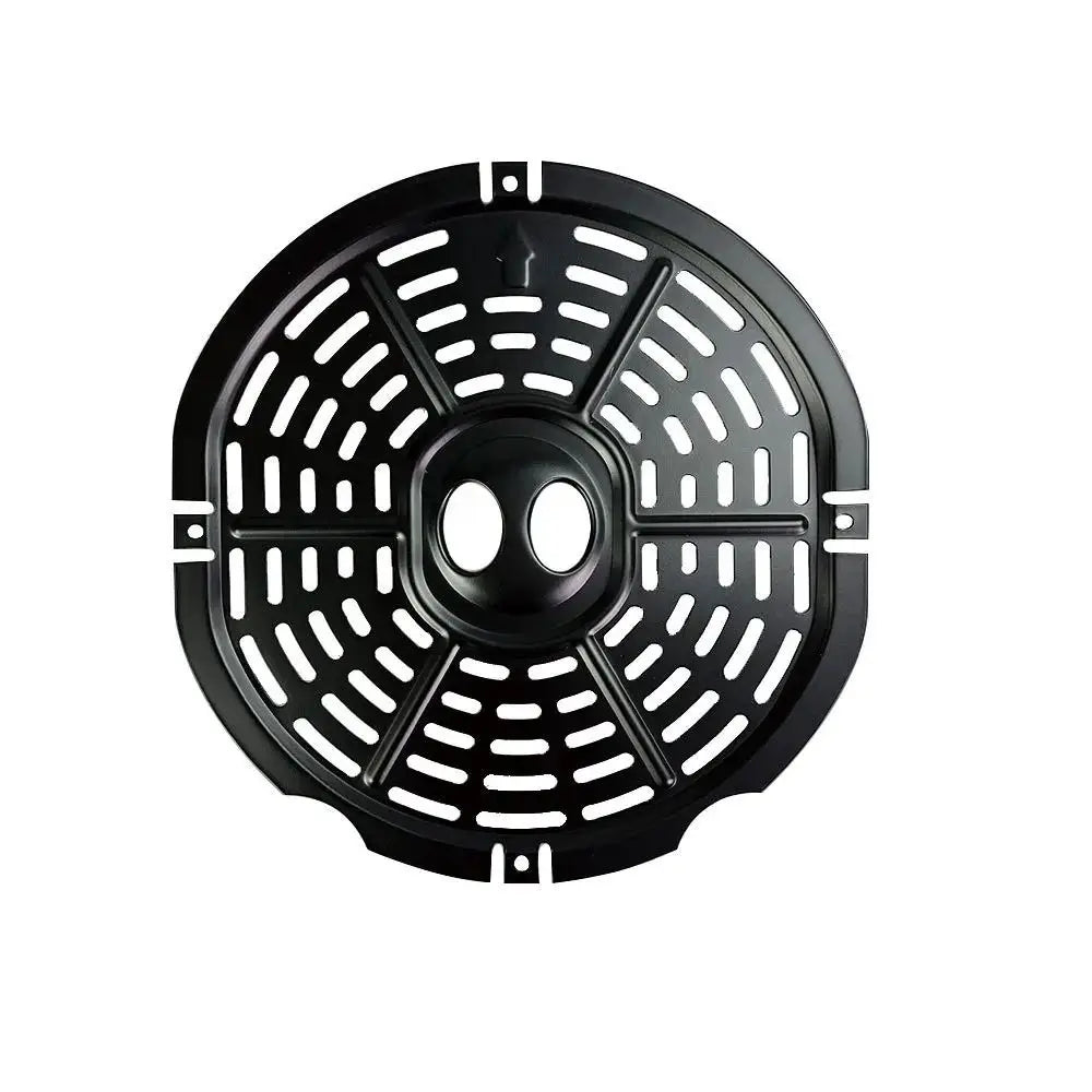 Square Air Fryer Grill Pan Non-Stick Black Crisper Basket Coating No BPA Food Separator Cooking Divider Air Fryer Accessories
