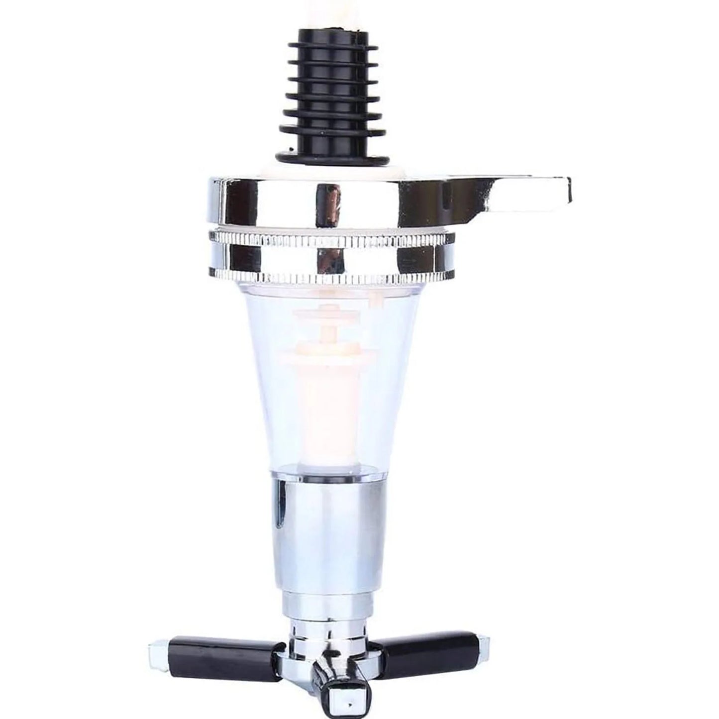 Rotating 6 Bottle Stand Optic Dispenser Drinks Wine Steel Bar Butler Wall Mounted Drink Dispenser Kitchen Supplies