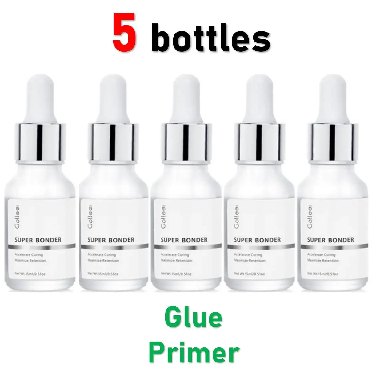 Gollee 0.5s Eyelash Extension Glue Fast Drying Professional Eyelash Adhesive Waterproof Lashes Supplies For Salon Eyelash Glue