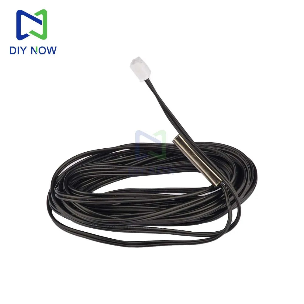 30Cm 50Cm 1M 2M 3M 5M Ntc 10K 1% 3950 Thermistor Temperature Sensor Waterproof Probe Cable For Arduino W1209 W1401