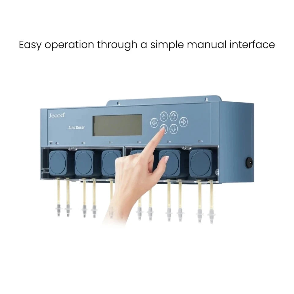 Jebao Jecod New Smart DC 12V App Bluetooth Programmable DOSER 5.4/5.6 Auto Saltwater Freshwater Fish Tank Aquarium Dosing Pump