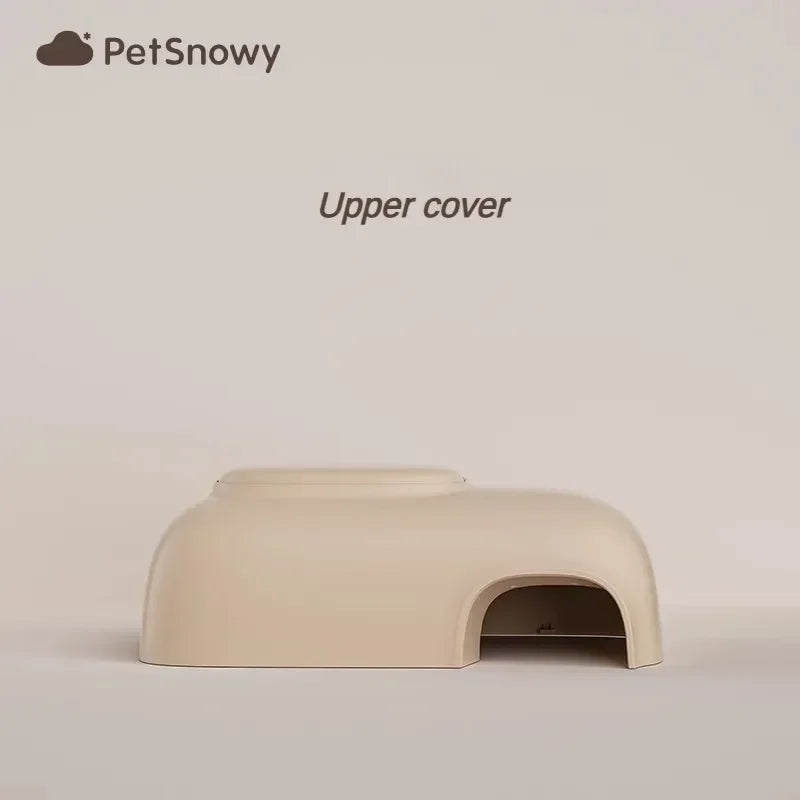 PetSnowy Cat Toilet Box/mat/Filter Mesh/Rubber Strip/Charger/Cat Litter Complete Set of Accessories Toilets Ball Compartment