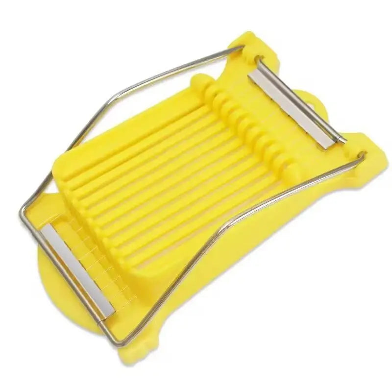 Stainless Steel Multifunctional Food Slicer Cuts Luncheon Meat Eggs Bananas Cheese Strawberries Compact Kitchen Gadget