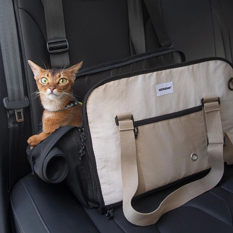 Pet Single Shoulder Tote Backpack Travel Backpack For Cats Outdoor Bag Breathable Portable Cat Outgoing Carrier Bag