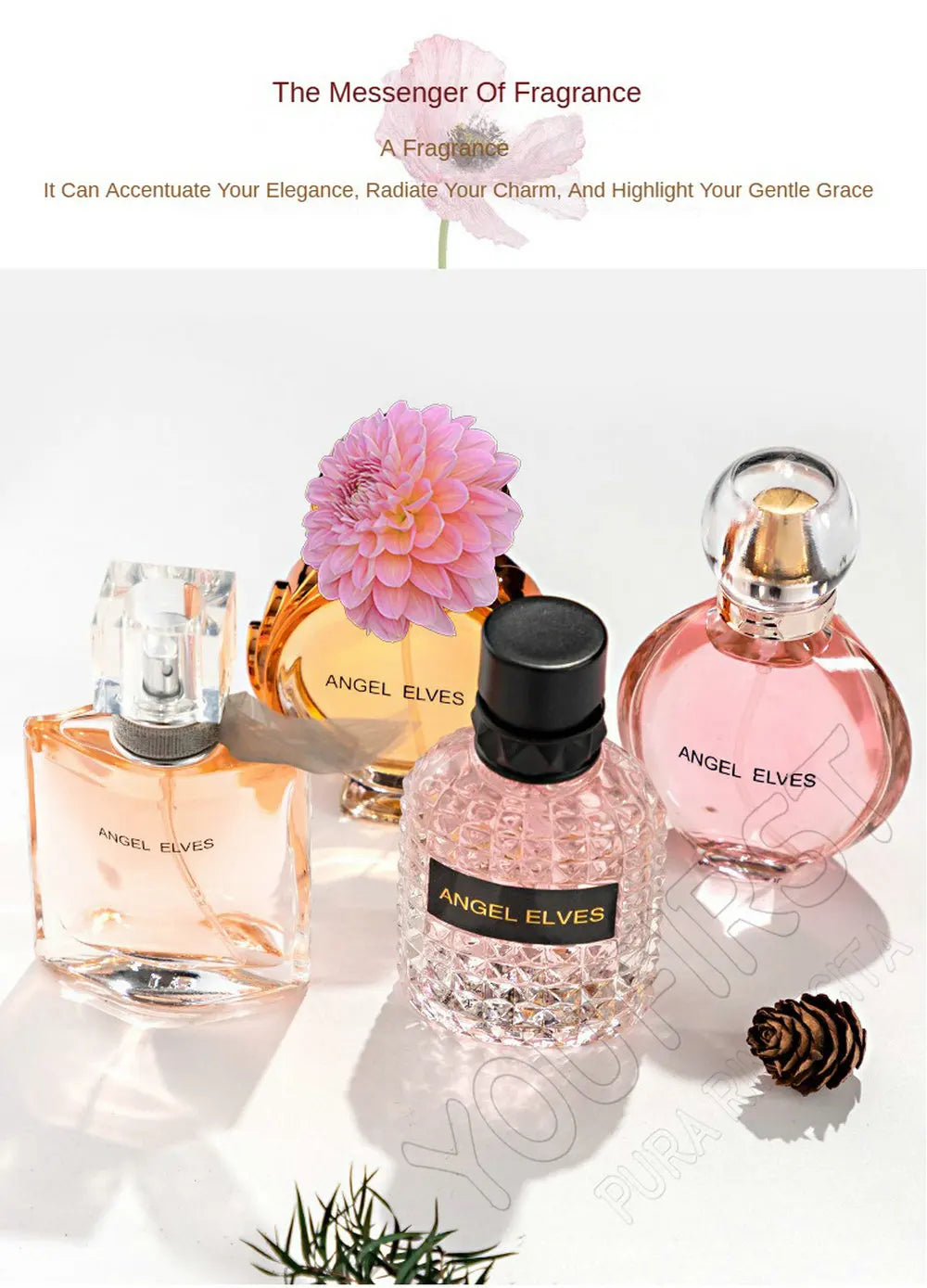 Classic Perfume Women Original 향수 Feminino Perfumes De Mujer Floral Scent Spray 120ml Pheromone Profumo Donna Gift Box 4Pcs Set