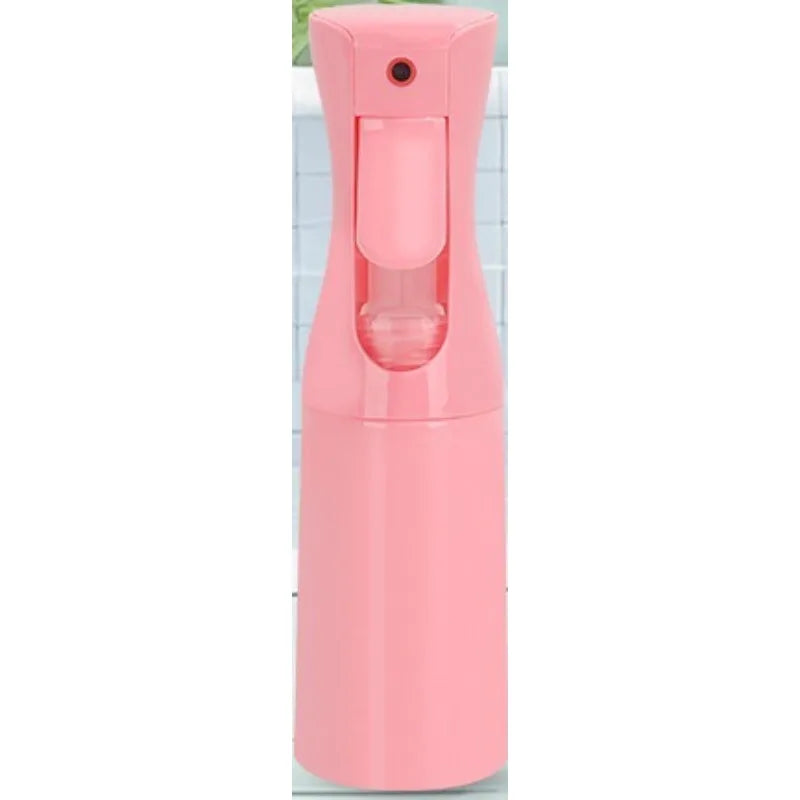 Pink High Pressure Continuous Spray Bottle Hair Care Makeup Water Replenishing Spray Bottle Separate Bottle Press Mist Bottle