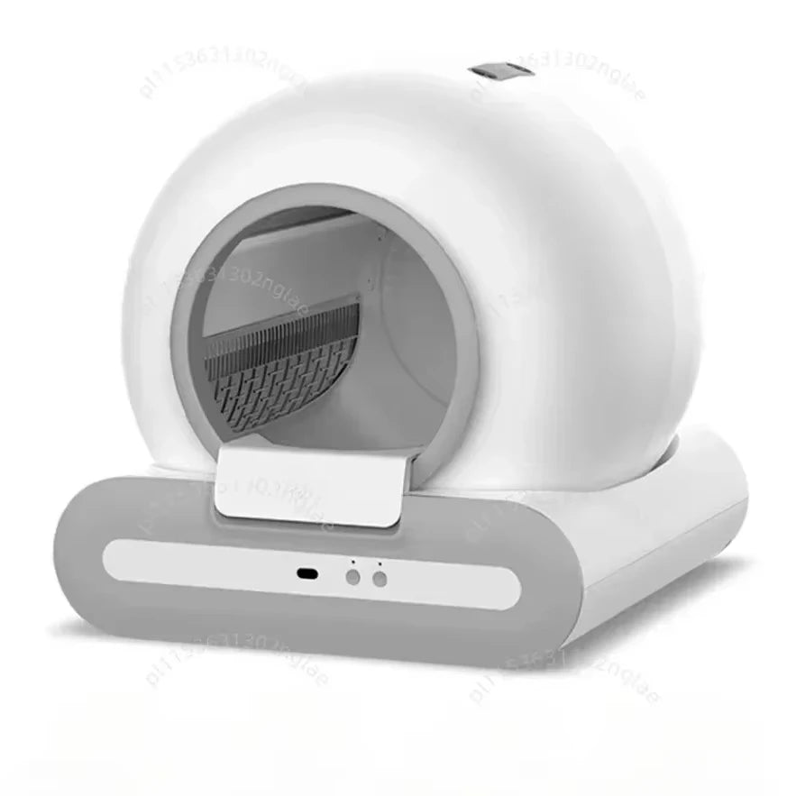 Fully Automatic Smart Cat Toilet Closed Large Capacity Cat Litter Box Can Be Operated Remotely Via APP Cat Supplies