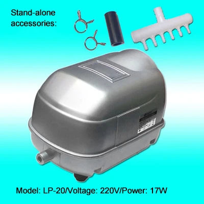 RESUN Large-volume high-power fish tank aquarium fish pond silent air pump LP-20 LP40 LP60 LP100 oxygenation pump