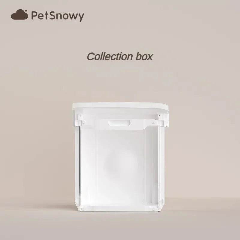 PetSnowy Cat Toilet Box/mat/Filter Mesh/Rubber Strip/Charger/Cat Litter Complete Set of Accessories Toilets Ball Compartment