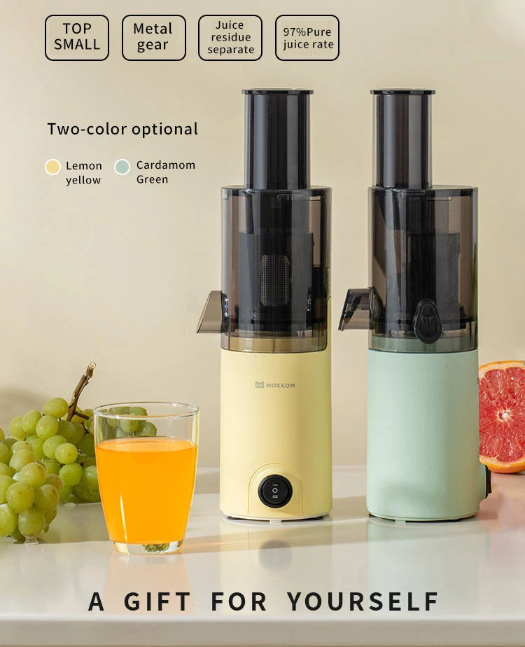 Mokkom Mini Slow Juicer Household Full-automatic Small Multifunctional Residue Juice Separation Fruit Mini Frying Juicer