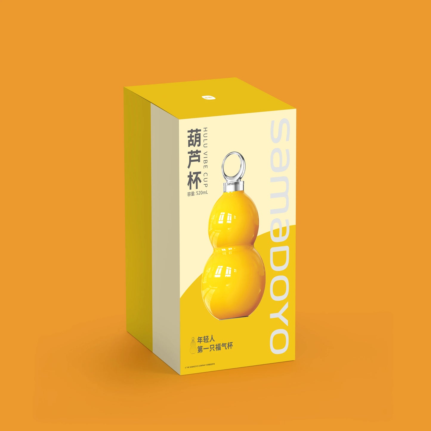 SAMADOYO-6 Hour Insulated Tumbler | Gourd Shape with Straw | Exclusive Design, 520ml