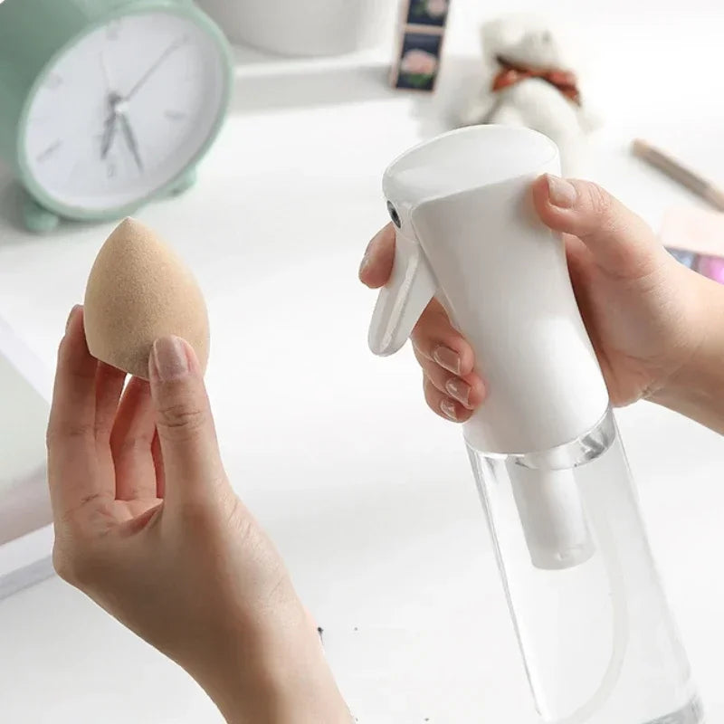 Pink High Pressure Continuous Spray Bottle Hair Care Makeup Water Replenishing Spray Bottle Separate Bottle Press Mist Bottle