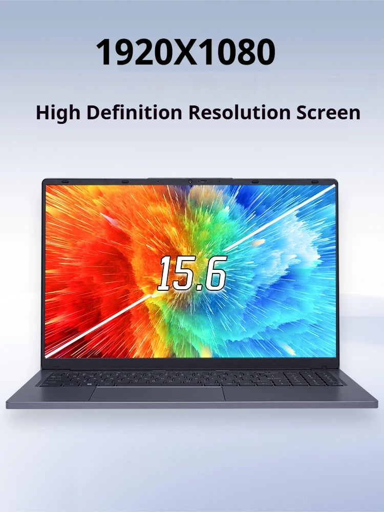 FIREBAT AT15 Laptop 15.6 Inch Intel N100/N150 16GB RAM 512GB SSD Office Business Laptops