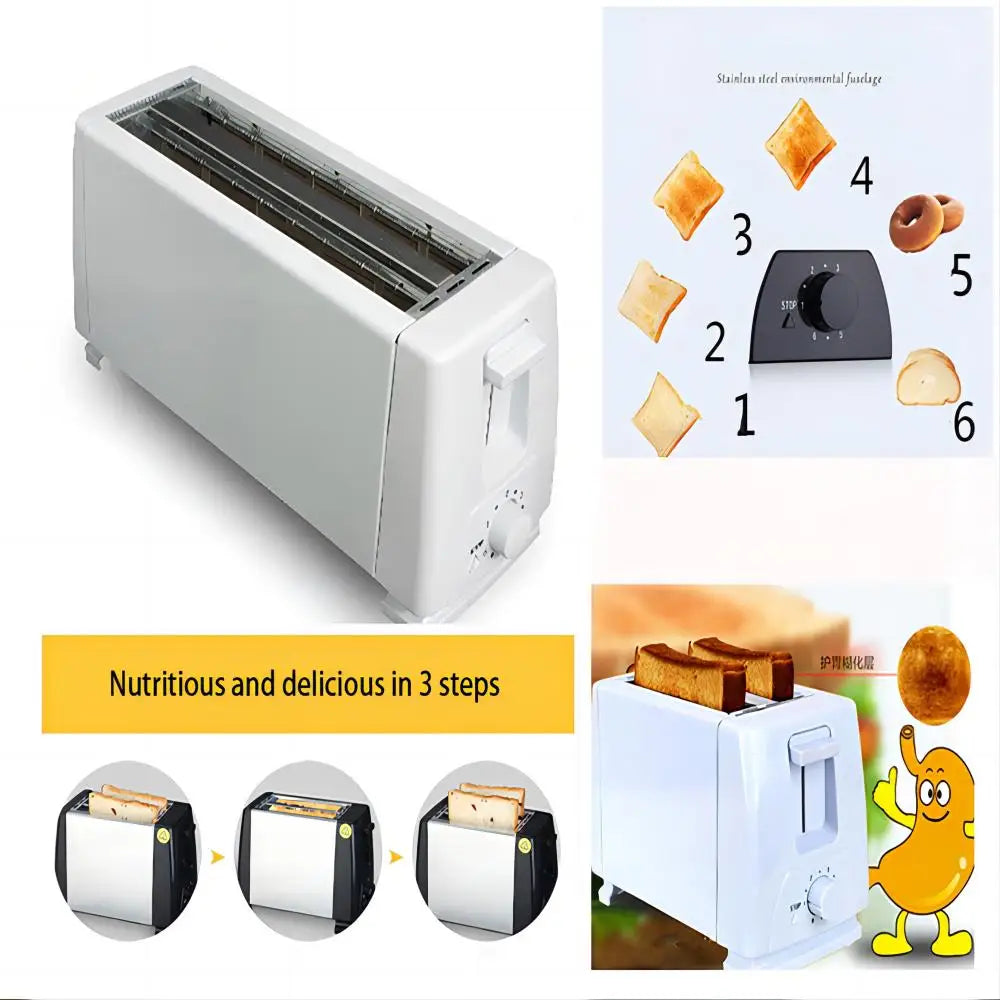 Automatic breakfast sandwich maker, 4 piece electric toaster, Family multi-function breakfast maker Toaster