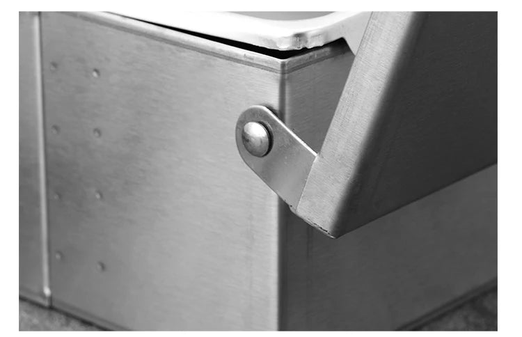 PizzAtHome 2/3/4/5/6 Section Seasoning Box Stainless Steel Ingredients Box Cheese Sauce Salt Sugar Box Spice Jar Baking Tool