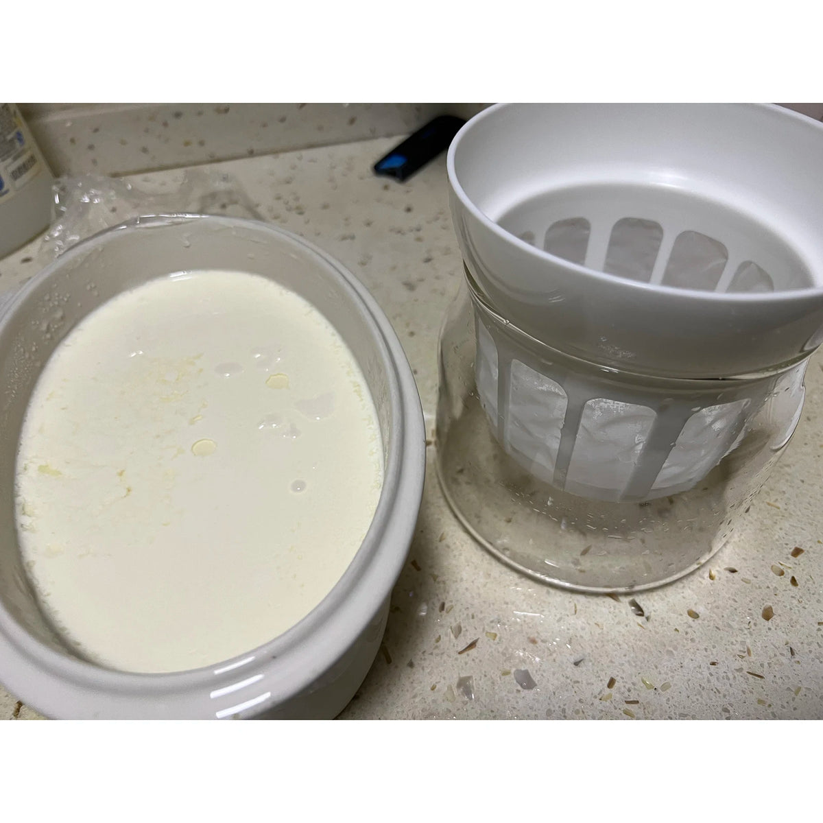 Yogurt Maker Strainer Colander Whey Separator Fine Mesh Strainer Yogurt Milk Maker Homemade