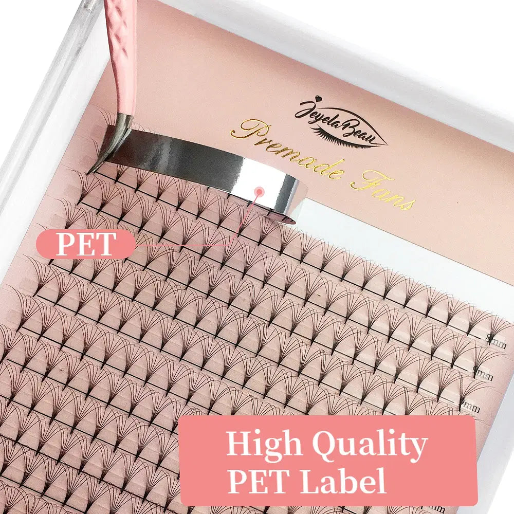 Color: Dark Green, Curl: D, Thickness: 0.07mm, Length: 13mm, Ships From: CHINA - Goddess Premade Volume Fans 5D 6D 10D 12D 14D 16D 20D  Individual Lashes Extension Pointy Stem Russian Volume Fans 120/320 fans