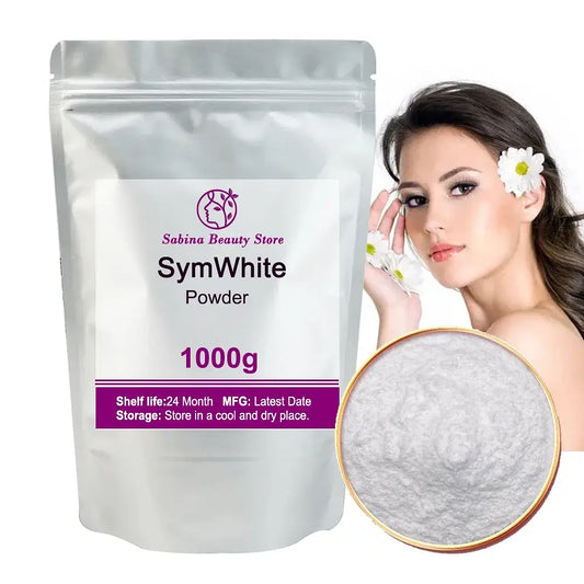 Color: NUDE - Hot Supply  99% SymWhite Powder 377 Skin Whitening Sym White Phenylethyl Resorcinol Cosmetic Raw Material