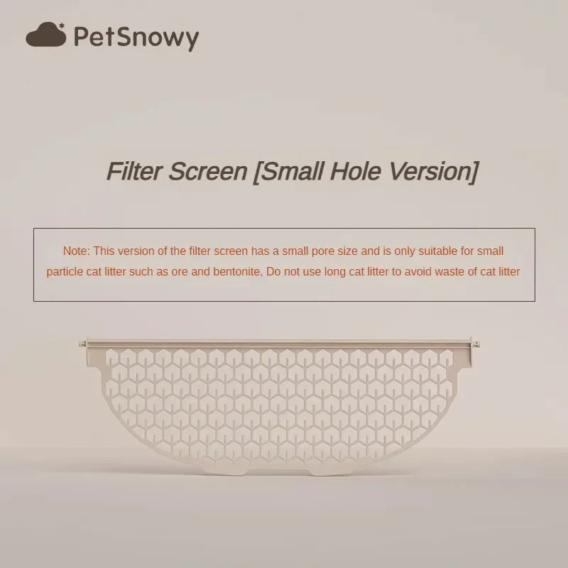 PetSnowy Cat Toilet Box/mat/Filter Mesh/Rubber Strip/Charger/Cat Litter Complete Set of Accessories Toilets Ball Compartment