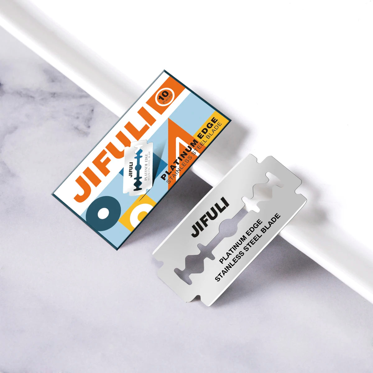 JiFULI 100/200 Pcs/ Quality Double Edge Safety Razor Blade Men And Women Shaving & Hair Removal Replace Stainless Steel Blades