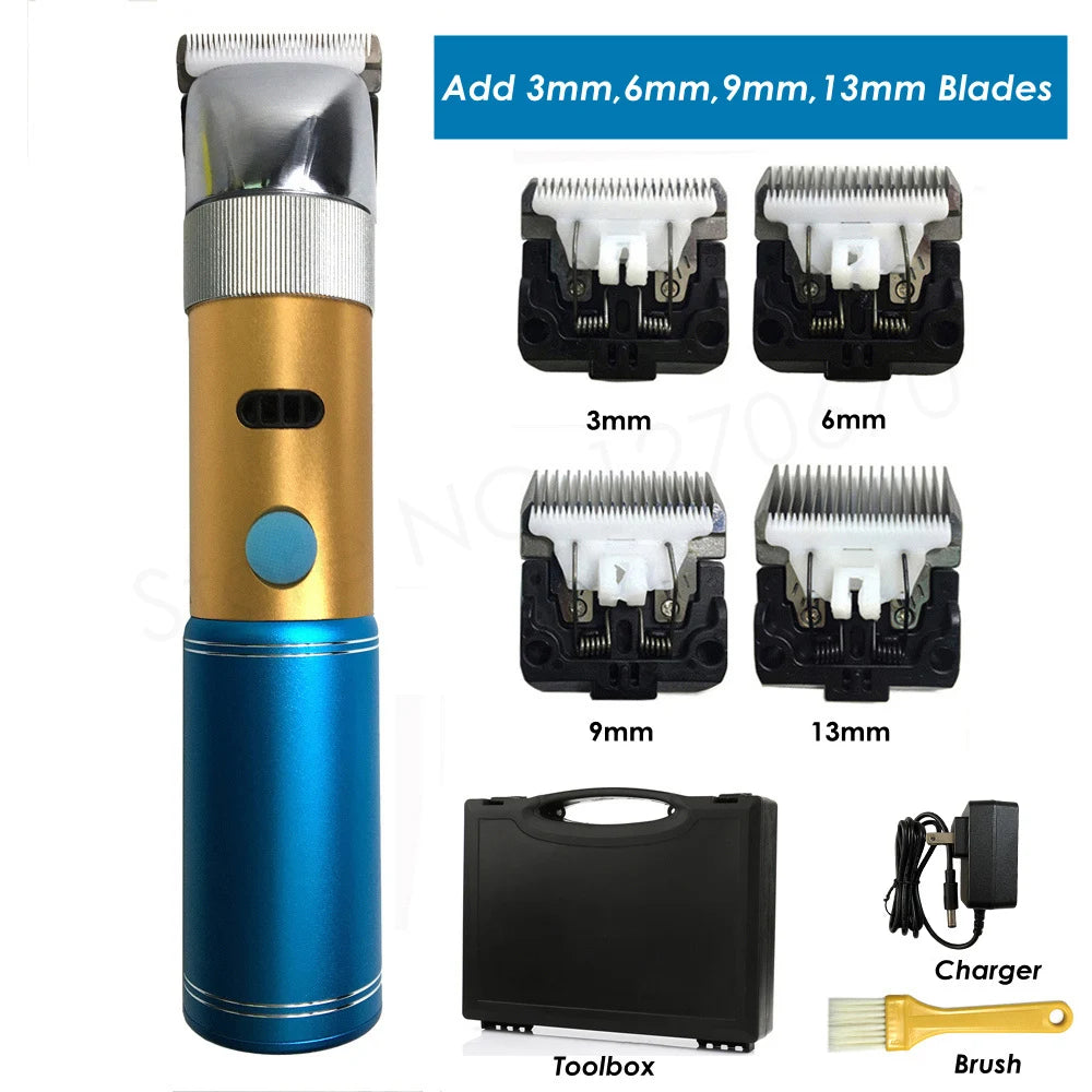 High Power 400W Dog Clippers Professional Cat Hair Trimmer Shaver Electrical Grooming Clipper Pet Haircut Machine Rechargeable