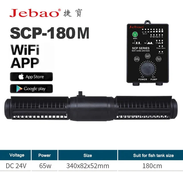 Jebao Wave Maker Surf Pumps SCP50-180 Aquarium Filter Cross Flow Pump Water Pump For Fish Tank Aquariums Accessoires Mute Waves