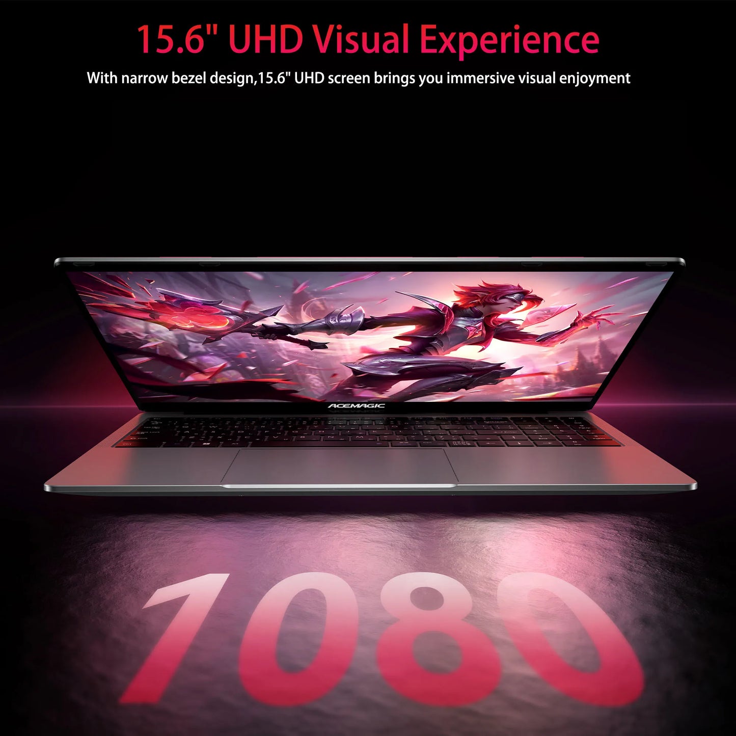 ACEMAGIC Gaming Laptop AMD Ryzen 7 5700U Radeon RX Vega 8 Graphics 15.6“FHD Display 16GB RAM 512GB NVMe SSD Laptop Computer