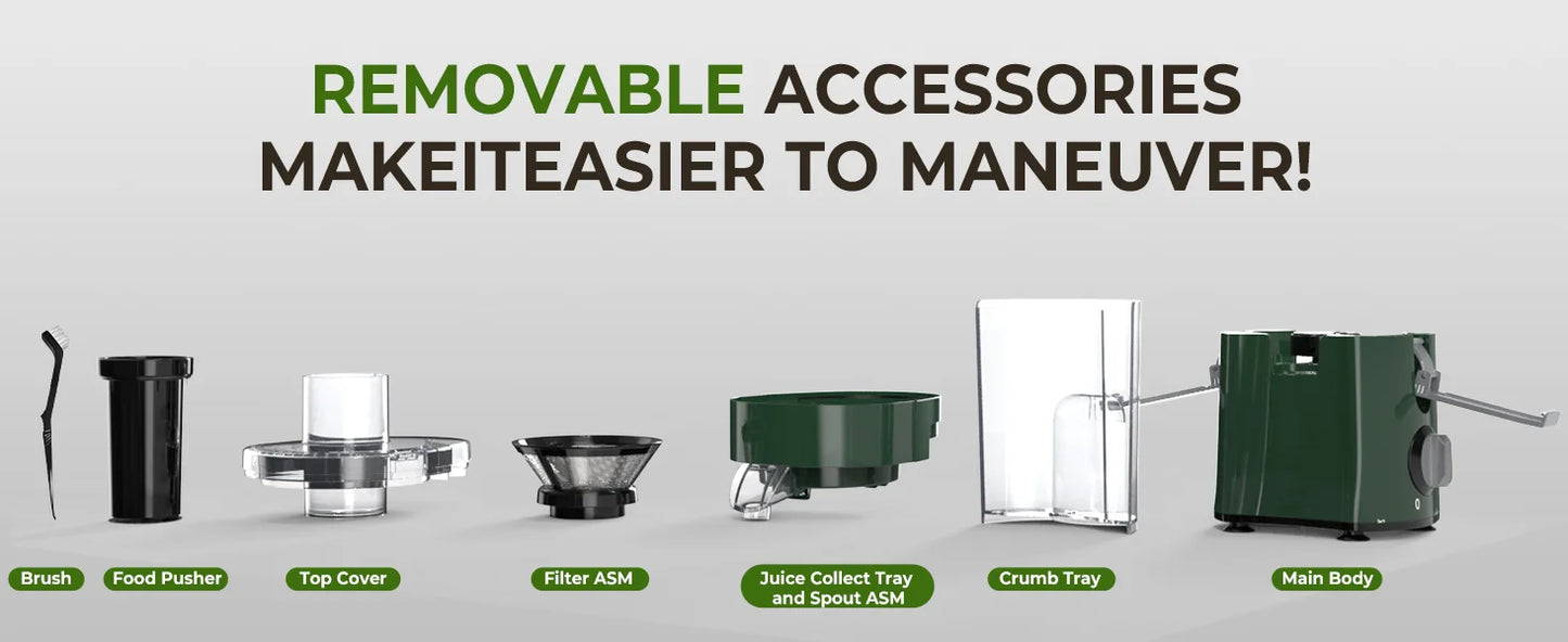 SEJOY Juicer Extractor with 2 Speeds, 3" Big Mouth Centrifugal Juicer Maker with BPA-Free, safe Compact Centrifugal Juicer