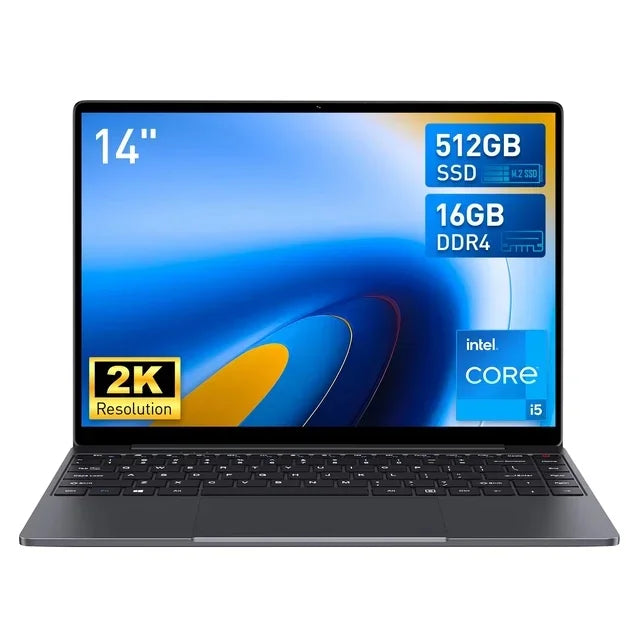 Acer Gadget e10 ETBook Gaming Laptop Intel Laptop Core i5-12450H 16GB RAM 512GB SSD Computer 14" 2K IPS WiFi6 Windows 11 laptops