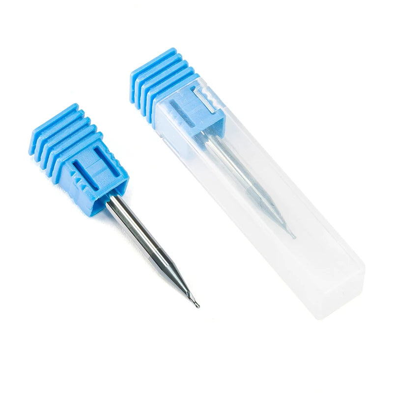 1PC HRC55 End Mill Two Flute Ball Nose 1mm 1.5mm 2mm 2.5mm 3mm 4mm  5mm 6mm 8mm 10mm Woodworking Long CNC Milling Cutter