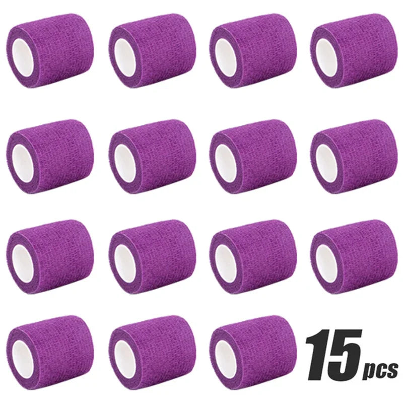 CNK Colorful Tattoo Grip Bandage Cover Wraps, Nonwoven Tapes, Waterproof, Self Adhesive, Finger Protection, Tattoo Accessories