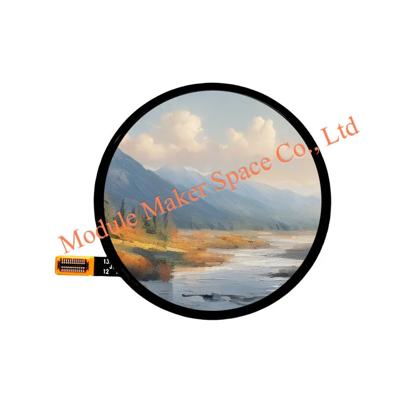 1.73 Inch Round AMOLED Display Module 466x466 Resolution QSPI Interface Driver IC CO5300 Color Screen LCD Module for Smart Watch