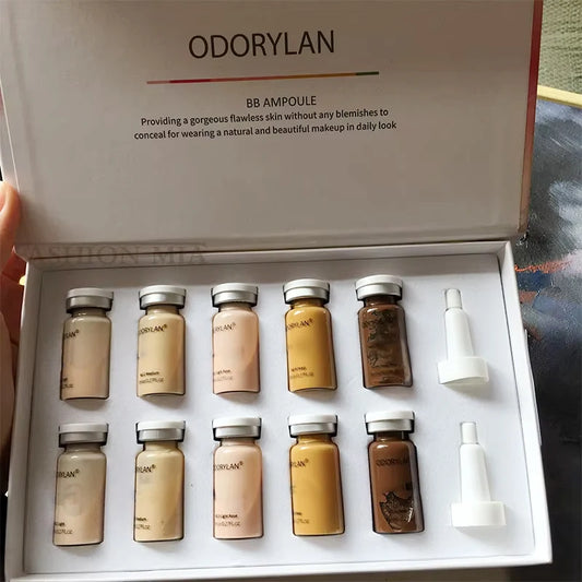 Korea 8ml BB Cream Glow Face Serum Ampoule Essence Kit Moisturizing Sunscreen Foundation Beauty Skin Care