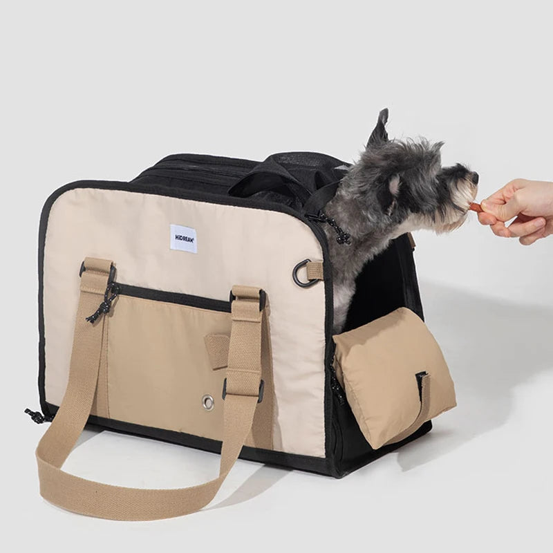 Pet Single Shoulder Tote Backpack Travel Backpack For Cats Outdoor Bag Breathable Portable Cat Outgoing Carrier Bag
