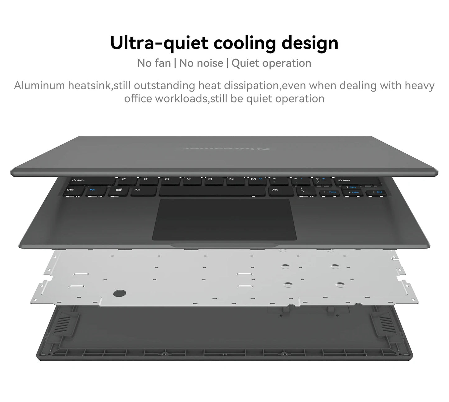 Adreamer Laptop 8GB RAM 1TB SSD Computer 13.3-inch Intel Notebook 2560X1600 Resolution Celeron N4020 Portable Computer