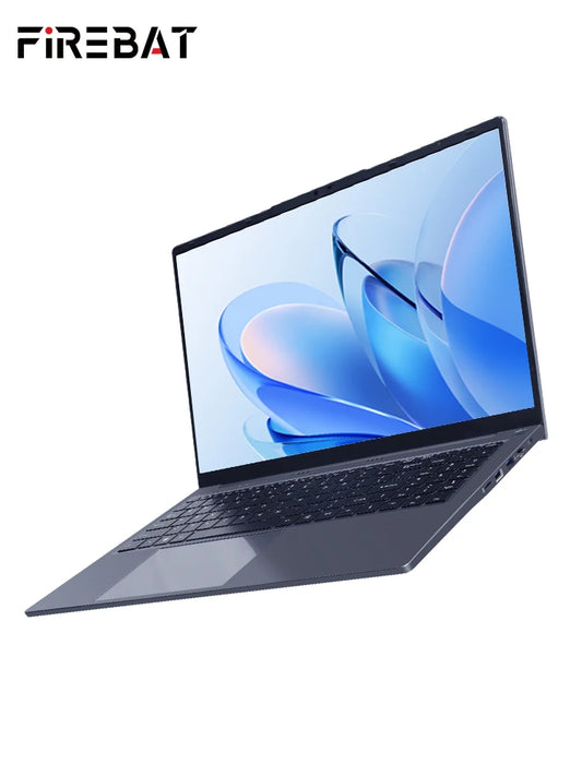 FIREBAT AT15 Laptop 15.6 Inch Intel N100/N150 16GB RAM 512GB SSD Office Business Laptops