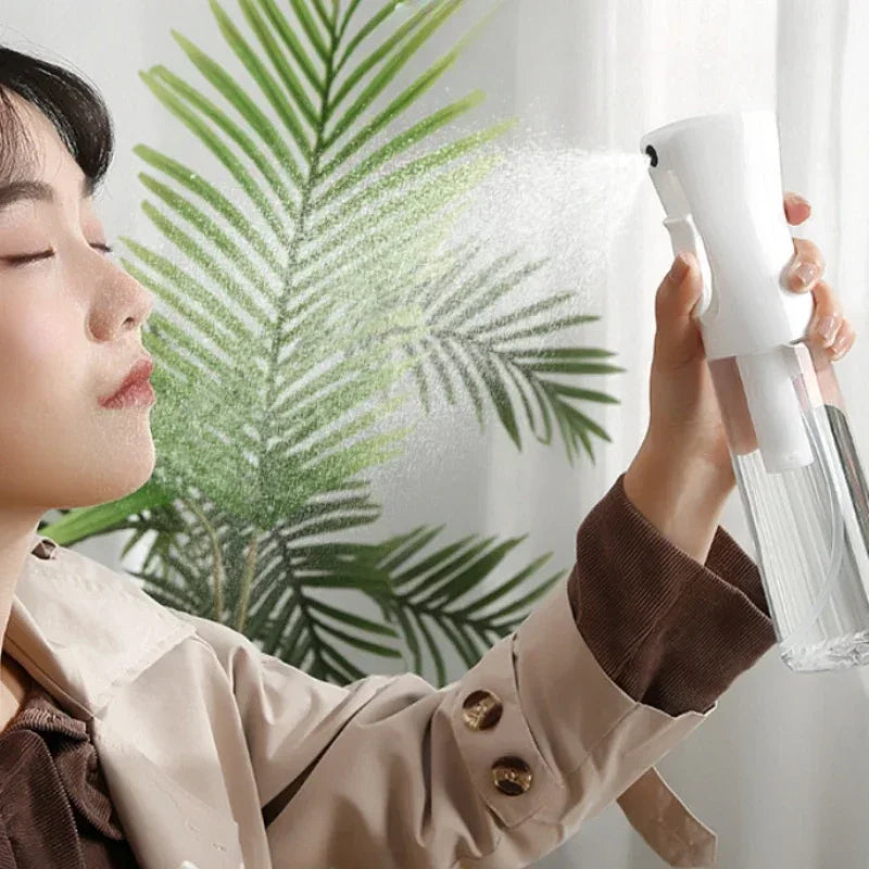 Pink High Pressure Continuous Spray Bottle Hair Care Makeup Water Replenishing Spray Bottle Separate Bottle Press Mist Bottle