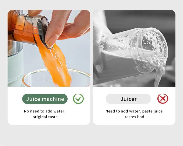 Mokkom Mini Slow Juicer Household Full-automatic Small Multifunctional Residue Juice Separation Fruit Mini Frying Juicer